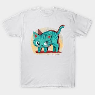 Green Kitten T-Shirt